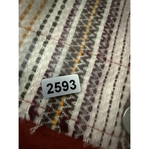 NWT Miss Me Brick‎ Red Patchwork Knit Sleeve Cropped Denim Shacket Womens Size M - Picture 14 of 14